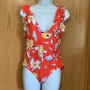 Catalina swimwear M (8-10) one piece BRIGHT FLORAL  NWT
